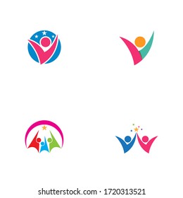 Establecer la naturaleza del símbolo vectorial de la plantilla de logotipo comunitario