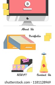 set of company elements