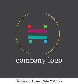 Set Of Company Logo Design art vector