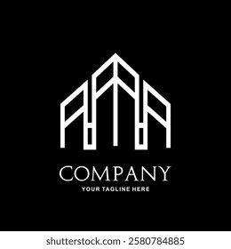 Set of company logo design ideas vector