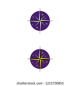 a set of compass icons