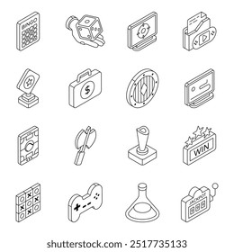 Set of Computer Instruments Flat Icons 

