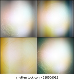 Set of Conceptual vector Design templates. Abstract Background Vector.