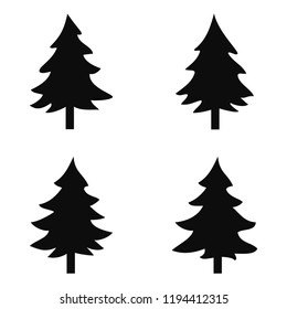 christmas tree clipart free black and white