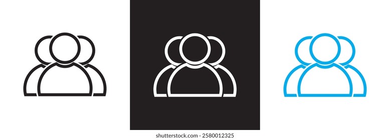 Set of connect icons. Network, link, join etc.   isolated on white and black background. vector illustration. EPS 10