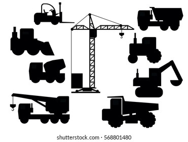 Set Of Construction Equipment
