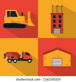 Set of construction icons