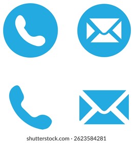 Icons für Kontakt. Vektoradressen-Geschäftsgrafik. Satz von Web-Symbolen für die Kommunikation mit dem E-Mail-Computer. Symbolsatz der Vektorwebsite