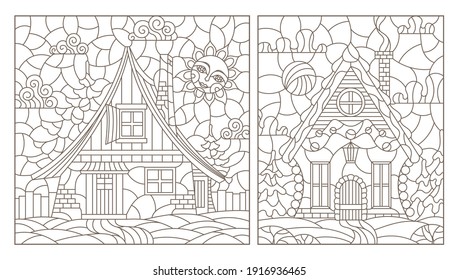 Download Coloring Book Landscape High Res Stock Images Shutterstock