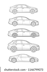 A set of contour models