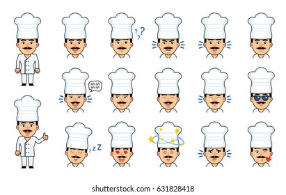 Set Different Restaurant Chefs Uniform Menu Stock Vector (Royalty Free ...