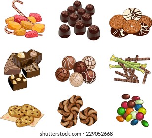 chocolate candy drawing