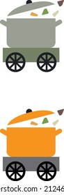 a set of cooking icons