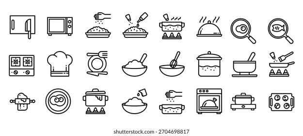 Conjunto de Ilustración vectorial de cocina