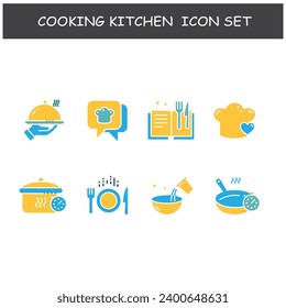 "Set Of Cooking Vector Illustration Icon Design"