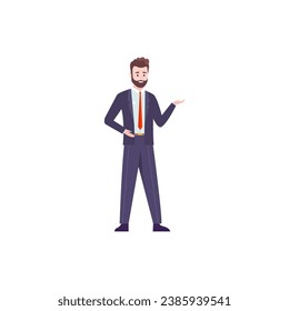 set of cool men's poses in suits style