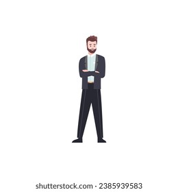set of cool men's poses in suits people