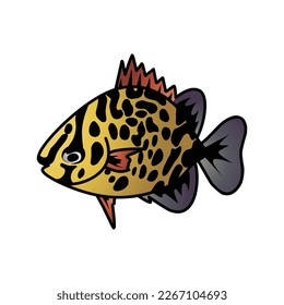 conjunto de logotipo de pez coral, icono, aislado en fondo blanco. animales, peces, pesca, peces de coral, peces tropicales, aleta, marisco, mascota, acuario, océano, mar, negro, blanco, amarillo, simple, ilustración vectorial