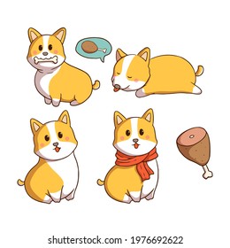 41 Corgi butt line drawing Images, Stock Photos & Vectors | Shutterstock