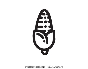 Set of an Corn Fresh Vegetables Icon