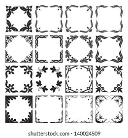 Set of Corner Decorative Elements