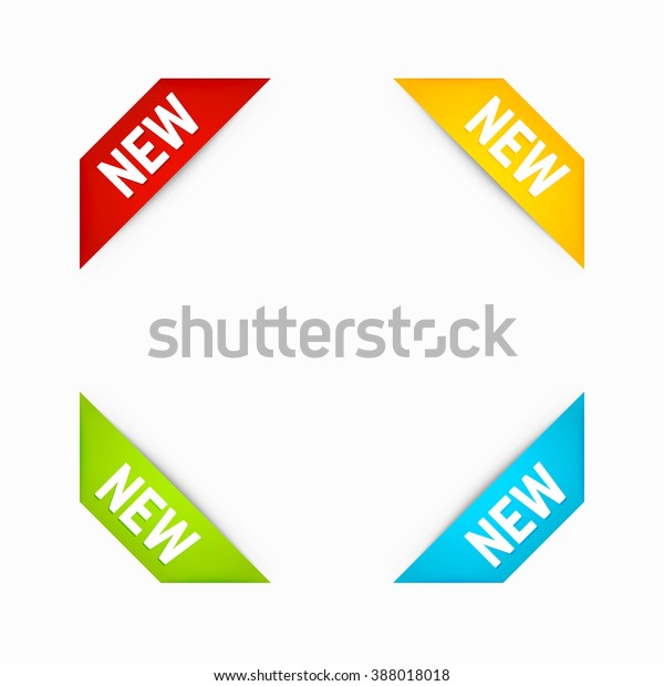 18,356 New Corner Ribbon Images, Stock Photos & Vectors | Shutterstock