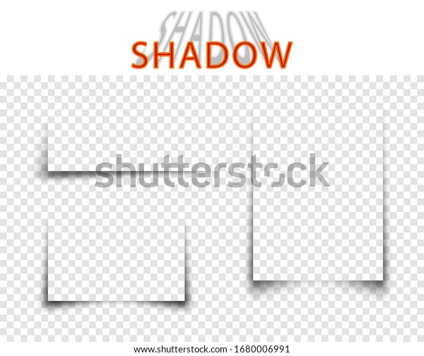 A set of\
corner shadows for sheets of paper, banners, and posters. Dark\
vector transparent overlay\
templates.