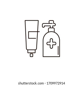 Set of Coronavirus Protection. Prevention of New epidemic 2019-nCoV icon set for infographic or website. Safety, health, remedies and prevention of viral diseases. Isolation. Vector illustration