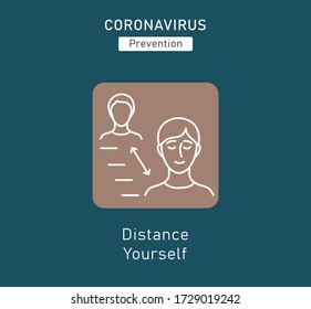 Set of Coronavirus Protection. Prevention of New epidemic 2019-nCoV icon set for infographic or website. Safety, health, remedies and prevention of viral diseases. Isolation. Vector illustration