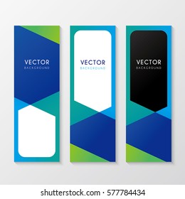 a set of corporate banners