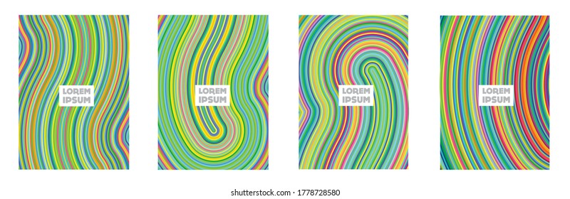 Conjunto de diseños de plantillas de diseño y portada de documentos corporativos.