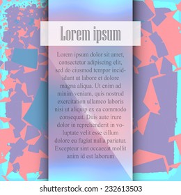 Set corporate identity kit or business kit with artistic, abstract vector template design, brochure, page, leaflet, with colorful blur backgrounds, element for your business. logo and text separately.