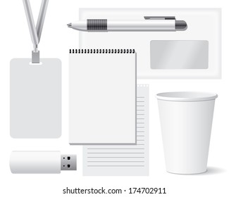 Set of corporate identity templates
