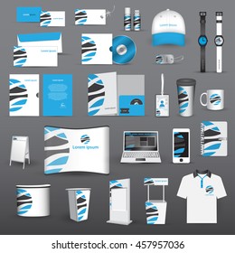 Set of Corporate identity templates vector