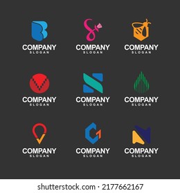 Set of corporate logo ideas