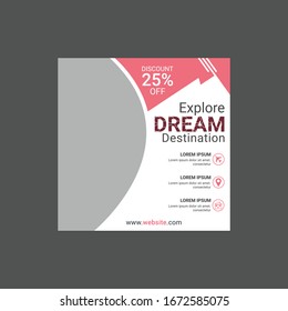 
Conjunto de banners web de promoción corporativa para los medios sociales 
