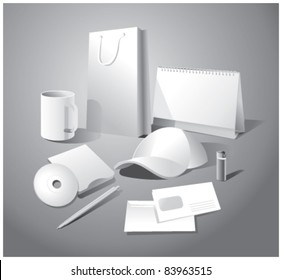 Set of corporate templates