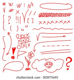 Set of correction elements vector.