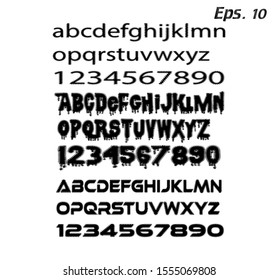set of corrugated letters collection