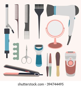 Set of cosmetic instruments