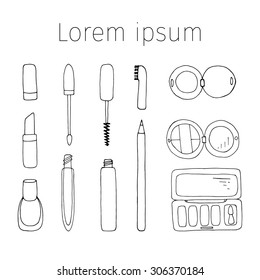 Set of cosmetics