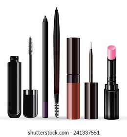 Set of cosmetics :Vector/illustration