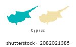 Set couple pixel Map of Cyprus vector.