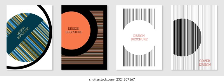Cover-Design im Memphis-Stil. Geometrisches Design, abstrakter Hintergrund. Modisch helles Cover, Banner, Poster, Broschüre. Kreative Farben.