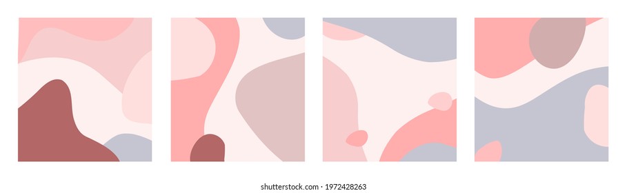 Set of cover design template. Trendy pattern design in modern style for business and social media promotion. Vector