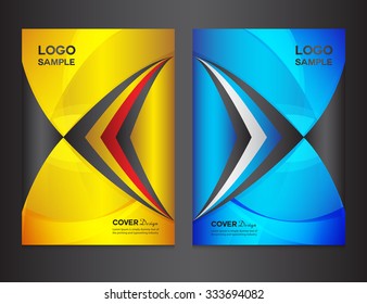 set Cover design vector illustration