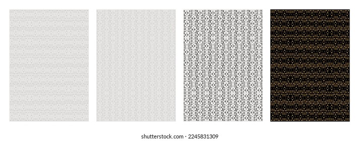 Set of Cover Designs, backgrounds, catalogues, invitations, textile patterns. Creative abstract freehand sketch of stems and dots elements. vector, luxury, simple. hand sketch pattern
