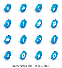 Set Covered with tray, Online ordering and delivery, Asian noodles chopsticks, Hotdog, Scrambled eggs, Ice cream,  and Cookie biscuit icon. Vector