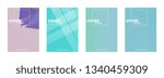 Set of covers, brochure, flyer template design with abstract background