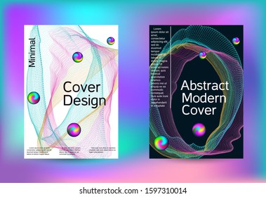 Set of covers for design. Line art banner. Isolated vector illustration vector music background. Business brochure template. Geometric print. Abstract vector background. 